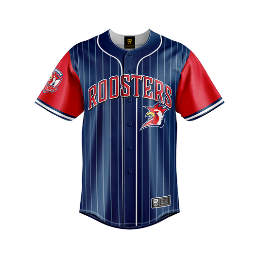 NRL Slugger Baseball Shirt XL Roosters