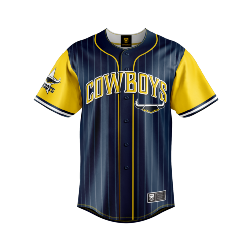 NRL Slugger Baseball Shirt XL Cowboys