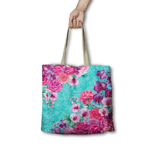Rose Bouquet Shopping Bag - Lisa Pollock