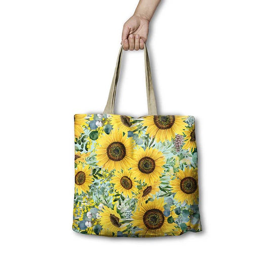 Sunflower Bright Shopping Bag - Lisa Pollock