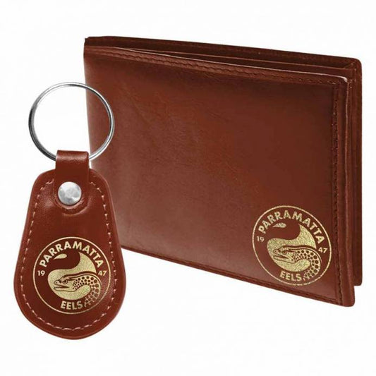 Eels PU Leather Wallet & Key Ring Gift Pack