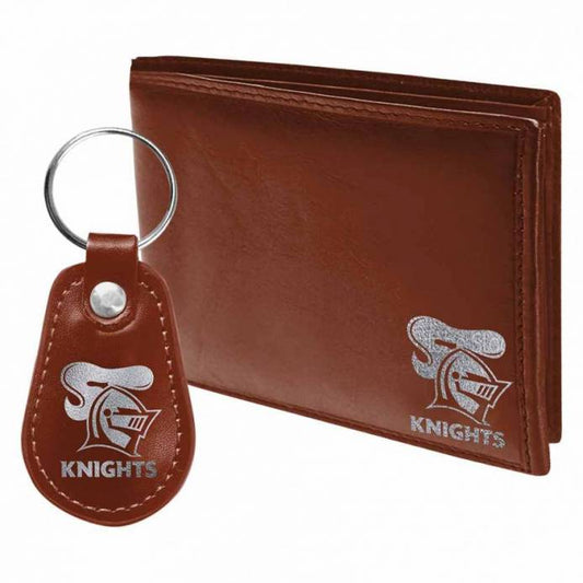 Knights PU Leather Wallet & Key Ring Gift Pack