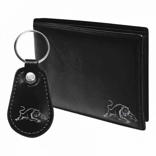 Panthers PU Leather Wallet & Key Ring Gift Pack