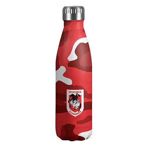 NRL S/Steel Wrap Bottle St George Dragons