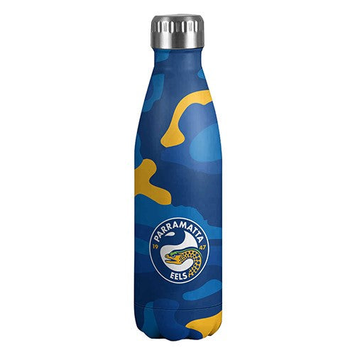 NRL S/Steel Wrap Bottle Eels