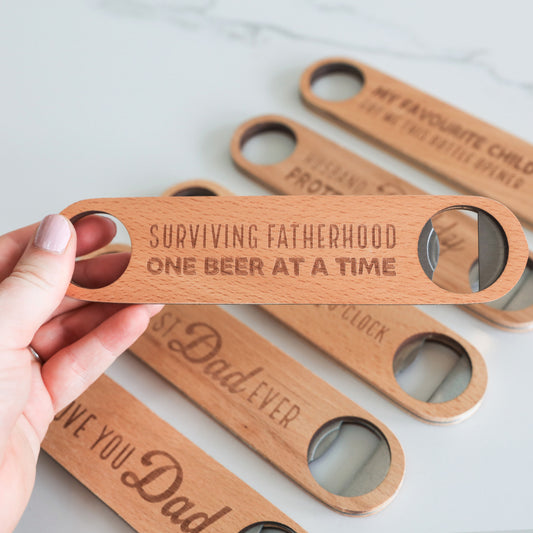 Fathers Day Bottle Opener - One beer at a time