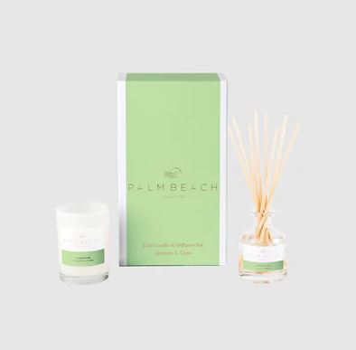 Palm Beach  Candle & Diffuser Gift Set Jasmine & Lime