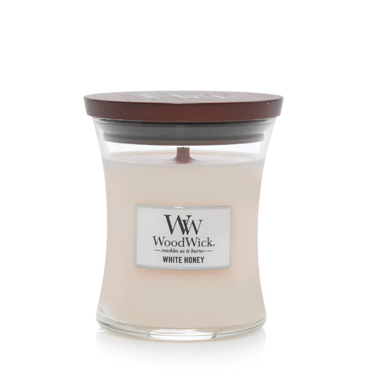 Woodwick Candle Medium White Honey