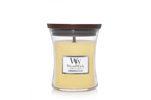 WoodWick Candle Medium Lemongrass & Lily