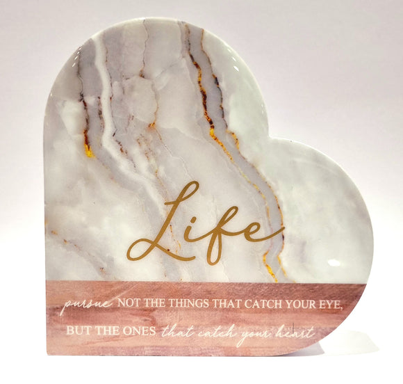 Life Eternal Love Plaque