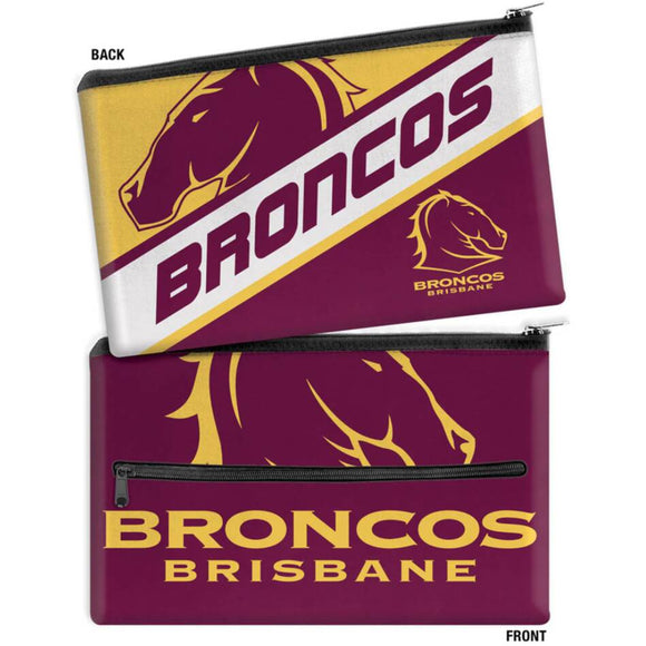 NRL Pencil Case - Broncos