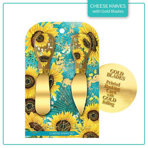 Bee Sunny / Set Of 2 Cheese Knives - Lisa Pollock