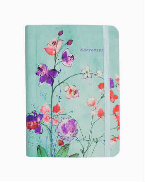 Peter Pauper Press / Address Book - Sml Fuchsia Blooms