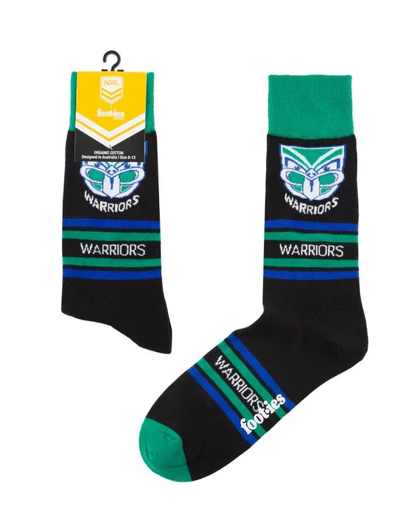 NRL Stripe Socks - Warriors