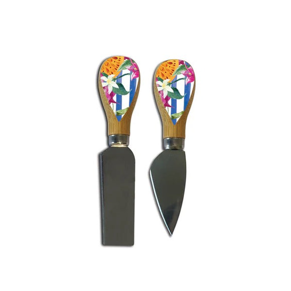 Amalfi Coast Cheese Knife Set - Lisa Pollock