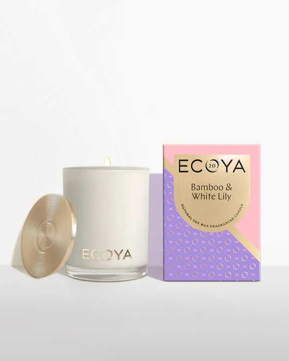 ECOYA Bamboo & White Lily Madison Candle 400g