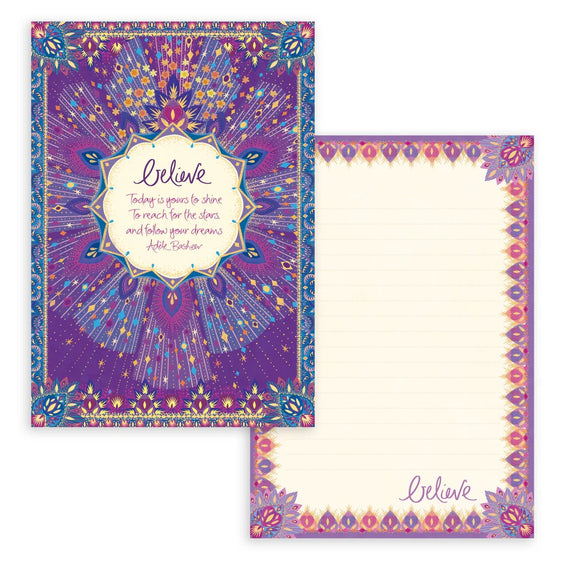 A5 Lined Writing Pad - Believe