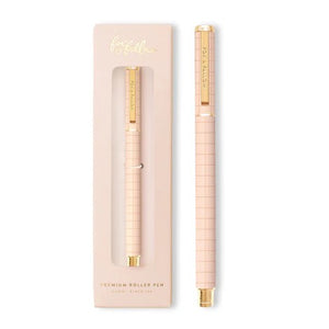 Premium Roller Pen - Blush Grid