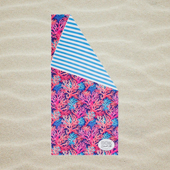 BOK Beach Towel - Coral Charm