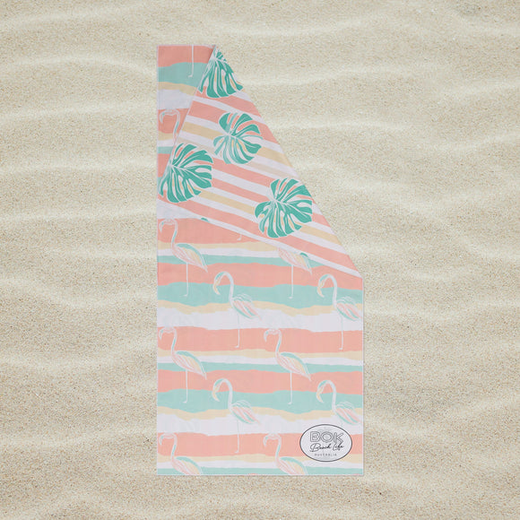 BOK Beach Towel - Flamingo Quays