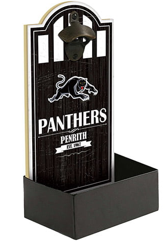 NRL Bottle Opener W/ Catcher - Penrith Panthers