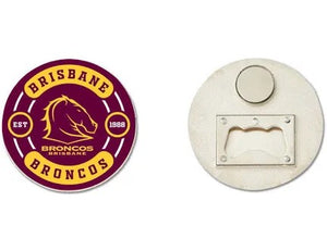 NRL Bottle Opener Magnet - Broncos