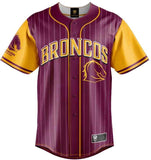 NRL Slugger Baseball Shirt Broncos