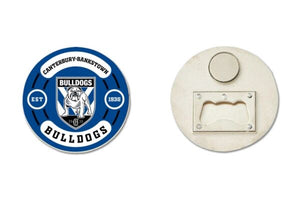 NRL Bottle Opener Magnet - Bulldogs