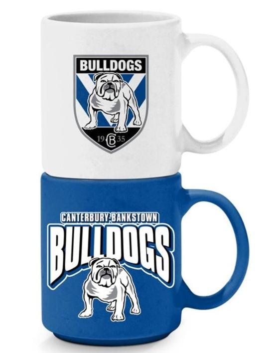 NRL Stackable Mugs - Bulldogs