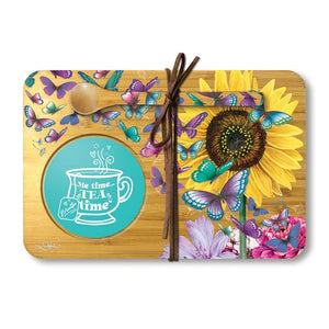 Sunny Butterflies Tea Time Tray - Lisa Pollock