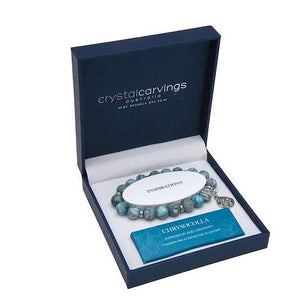 Crystal Carvings Bracelets - Chrysocolla