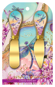 LP - Set of 2 Cheese Knives - Delightful Dragonfly