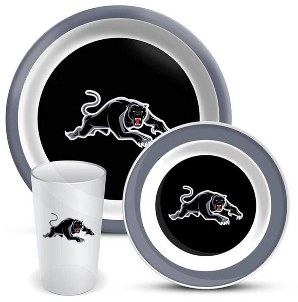 NRL 3PC Dinner Set - Penrith Panthers