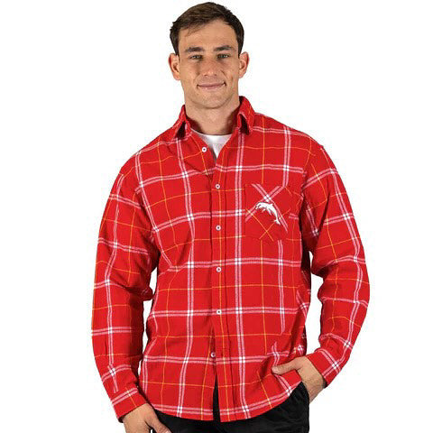 NRL Mustang Flannel Shirt - Dolphins