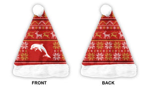 NRL Xmas Santa Hat - Dolphins