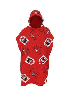 NRL Youth Hooded Beach Towel - Dragons