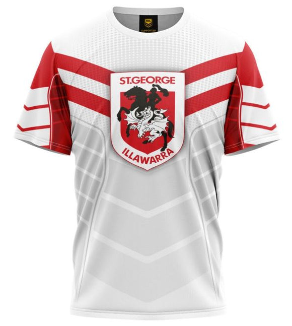 NRL Kids Chevron Tee - Dragons