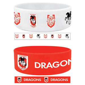 NRL Wrist Bands Set - Dragons