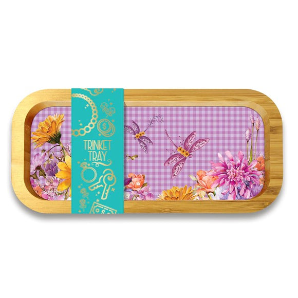 Dragonfly Fields Trinket Tray - Lisa Pollock