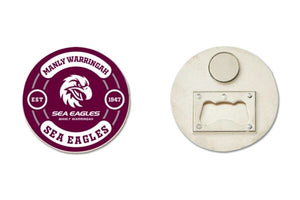 NRL Bottle Opener Magnet - Sea Eagles