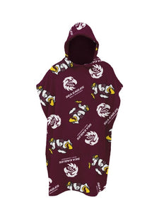 NRL Youth Hooded Beach Towel - Sea Eagles