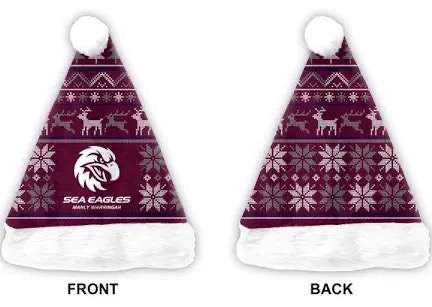 NRL Xmas Santa Hat - Sea Eagles