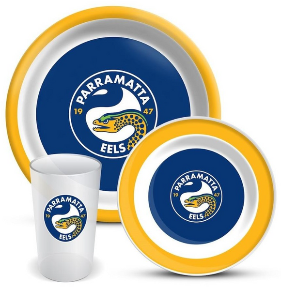 NRL 3PC Dinner Set - Eels