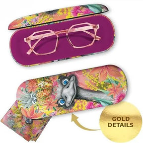 Happy Emu Glasses Case - Lisa Pollock