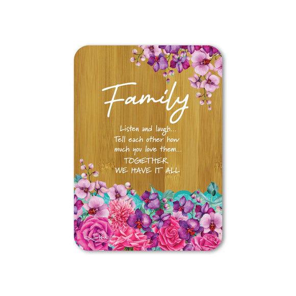 Family Affirmation Plaque Lisa Pollock