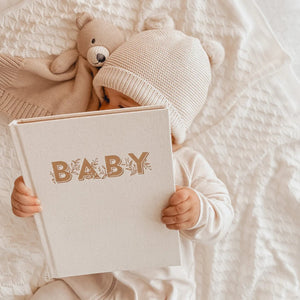 FOX & FALLOW MINI BABY BOOK OATMEAL