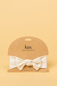 KIIN BAMBOO STRETCH HEADBAND IVORY