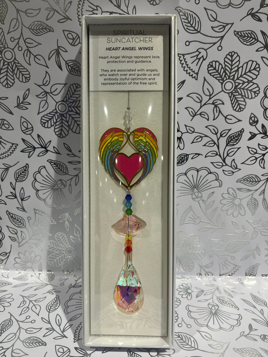 Spiritual Suncatcher - Heart Angel Wings – Nextra Bateau Bay