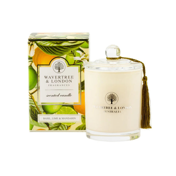 Wavertree & London CANDLE 330g Basil , Lime & Mandarin