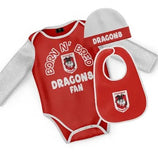 NRL Infant Bodysuit Set - Dragons